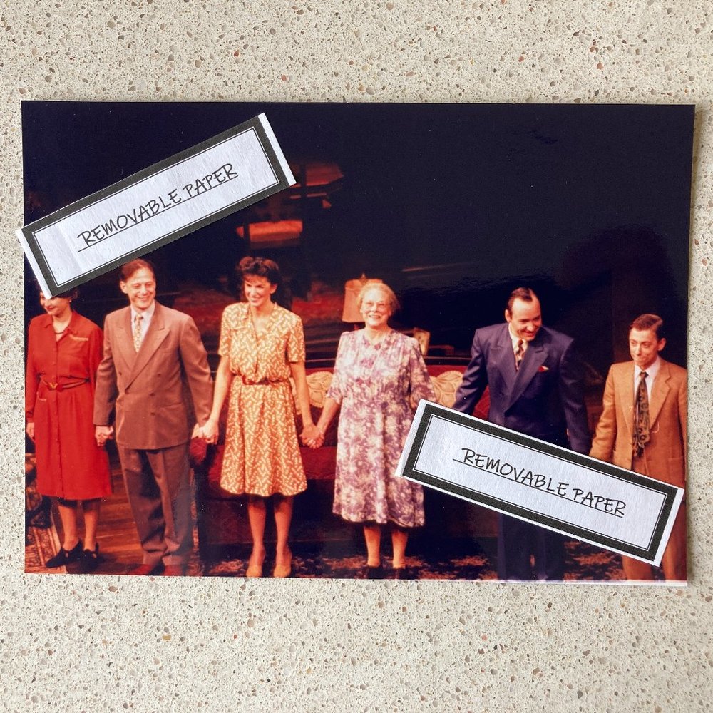 Mark Blum Signed On Back Photo 5”X7” Curtain Call Broadway Lost in Yonkers 1990